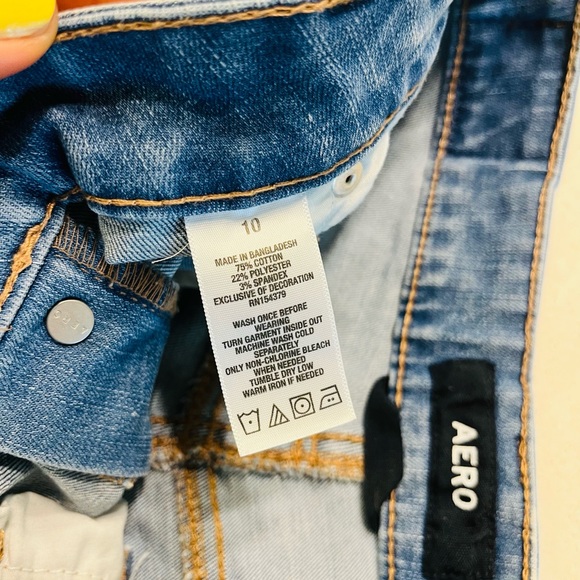 Aero Jean Shorts Size 10 - Picture 3 of 4